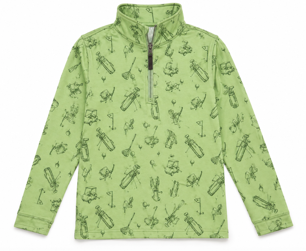 Golf Green Quarter Zip