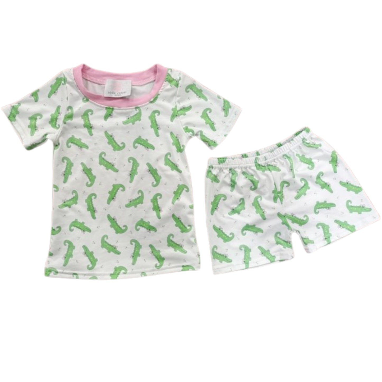 Pink Gator Pajamas