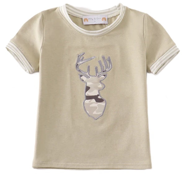 Camo Antler T Shirt
