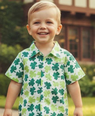 Clover Button Up
