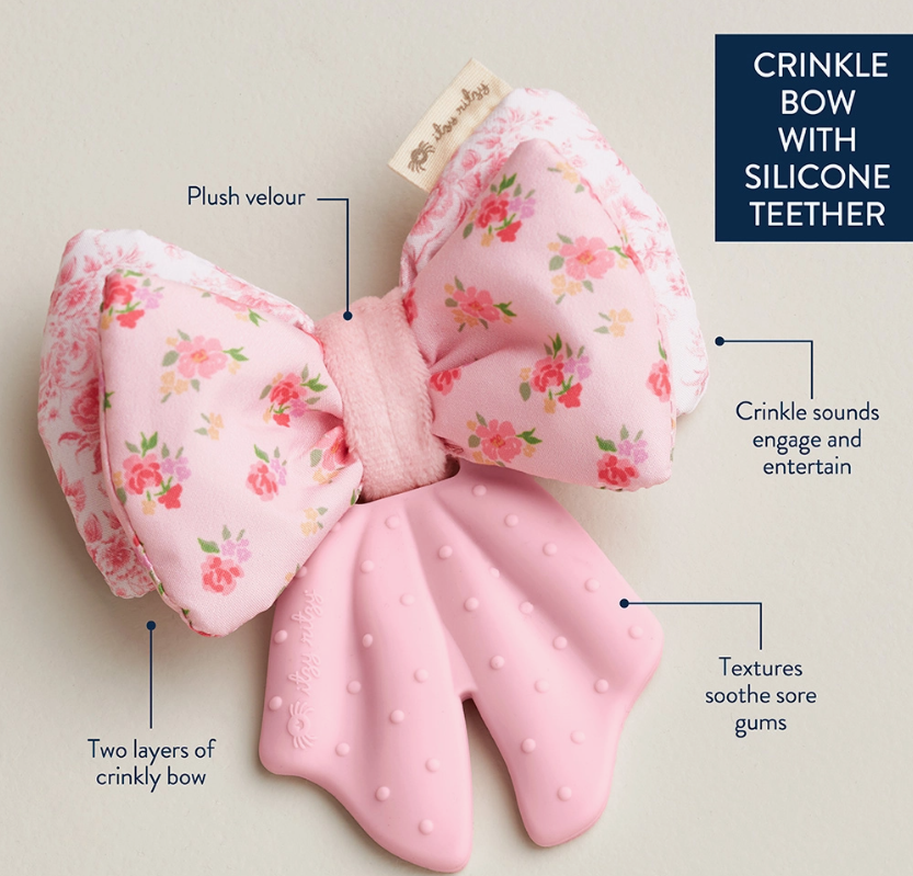 Itzy Ritzy Sweetie Crinkle Bow
