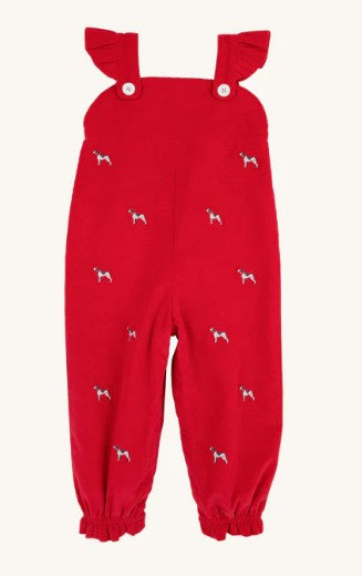 Critter Violet's Vintage Overalls- Richmond Red Dog