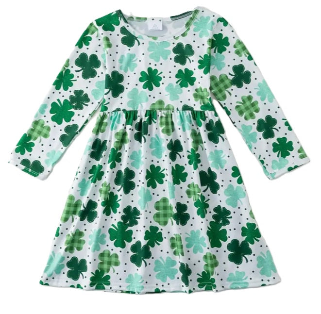 Four Leaf Clover LS Dress