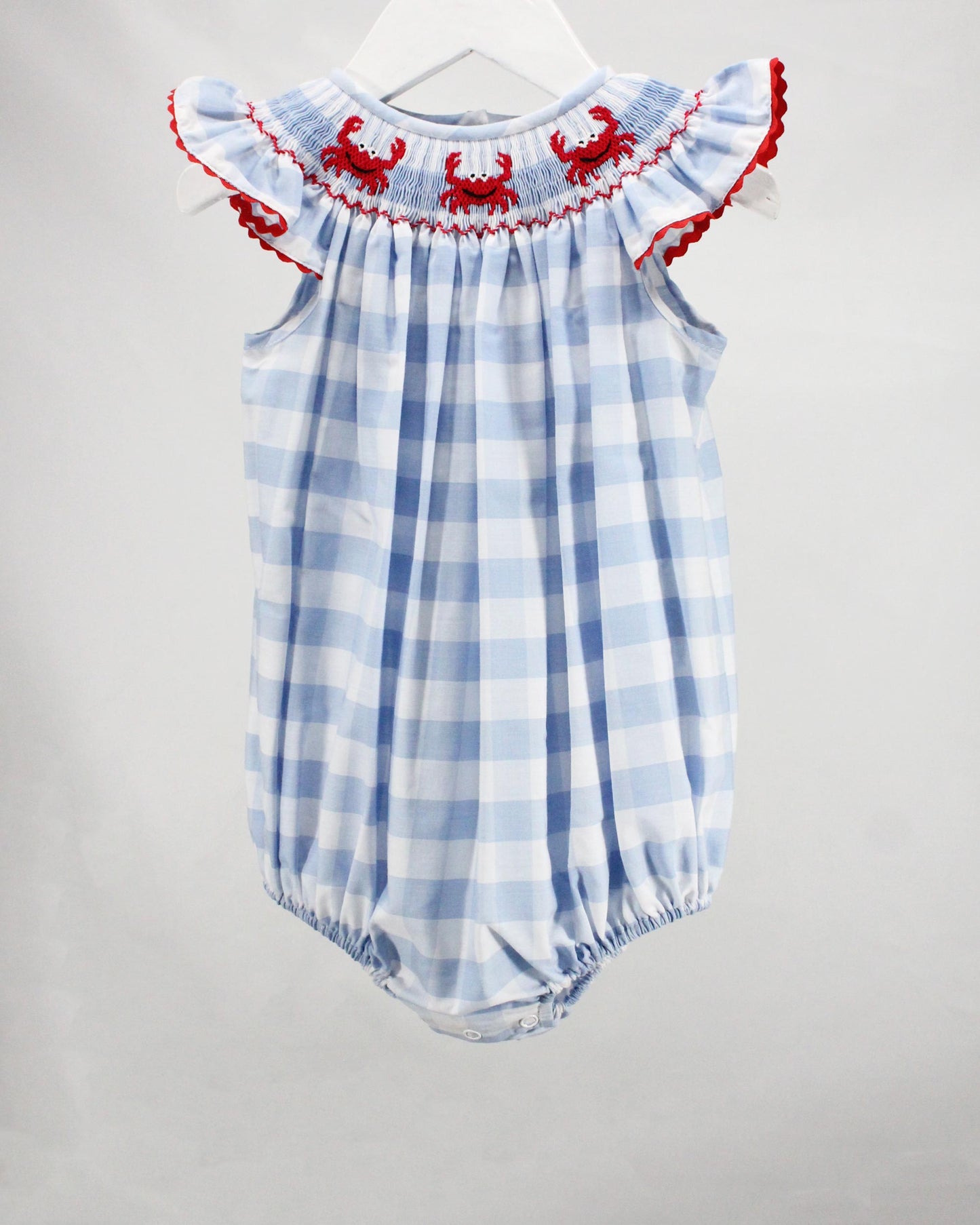 Hand Smocked Zoe Crab Bubble