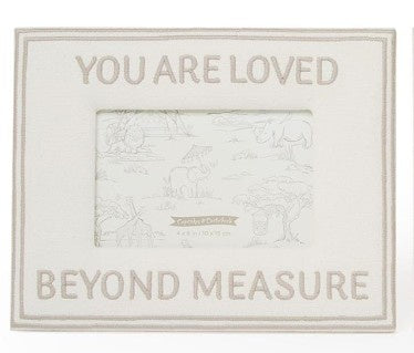 Grey Loved Beyond Measure 4X6 Photo Frame