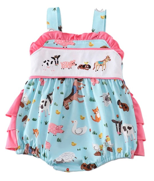 Mint Farm Ruffle Bubble