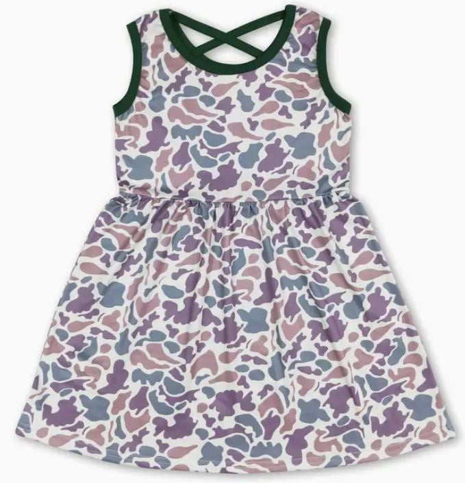 Green Athletic Camo Dress