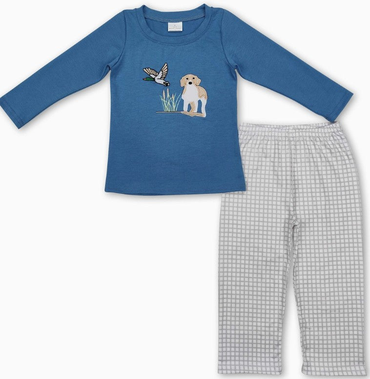 Hound & Duck Blue LS Set