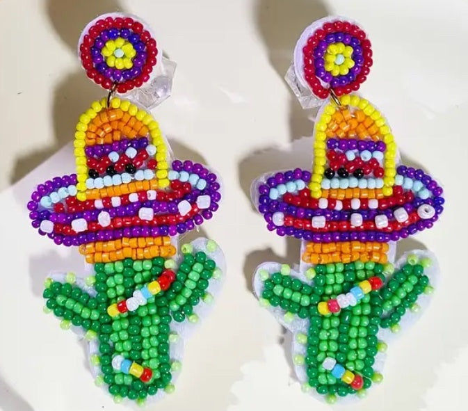 Cactus Earrings