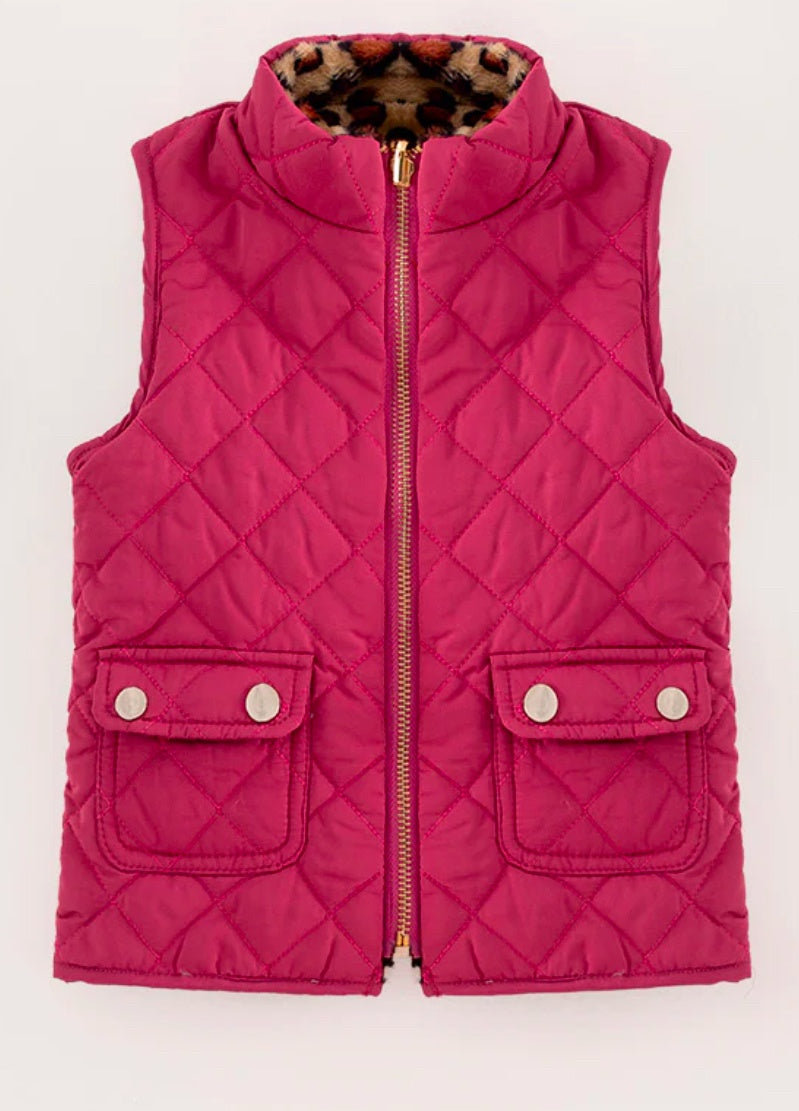 Fuchsia Reversible Vest