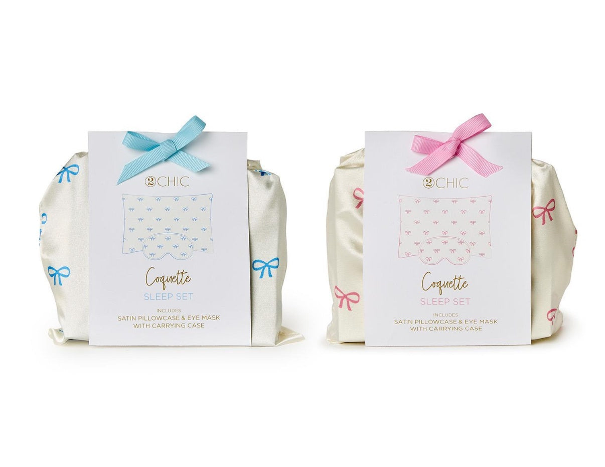 Pillow Case & Eye Mask Set