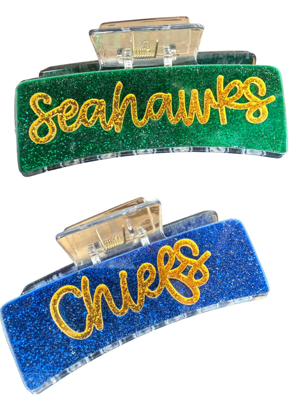 4 inch School Spirit Claw Clip