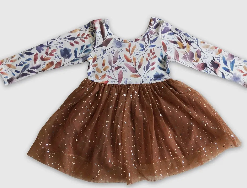 Fall Sequin Tule Dress