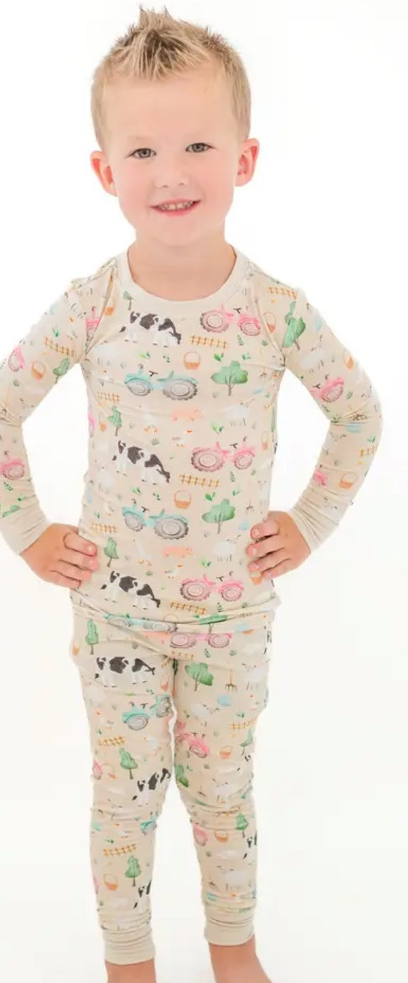 Tan Farm Bamboo Set