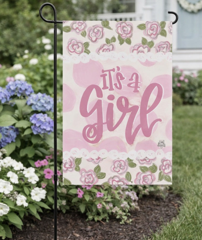 Baby Announcement Yard Glam