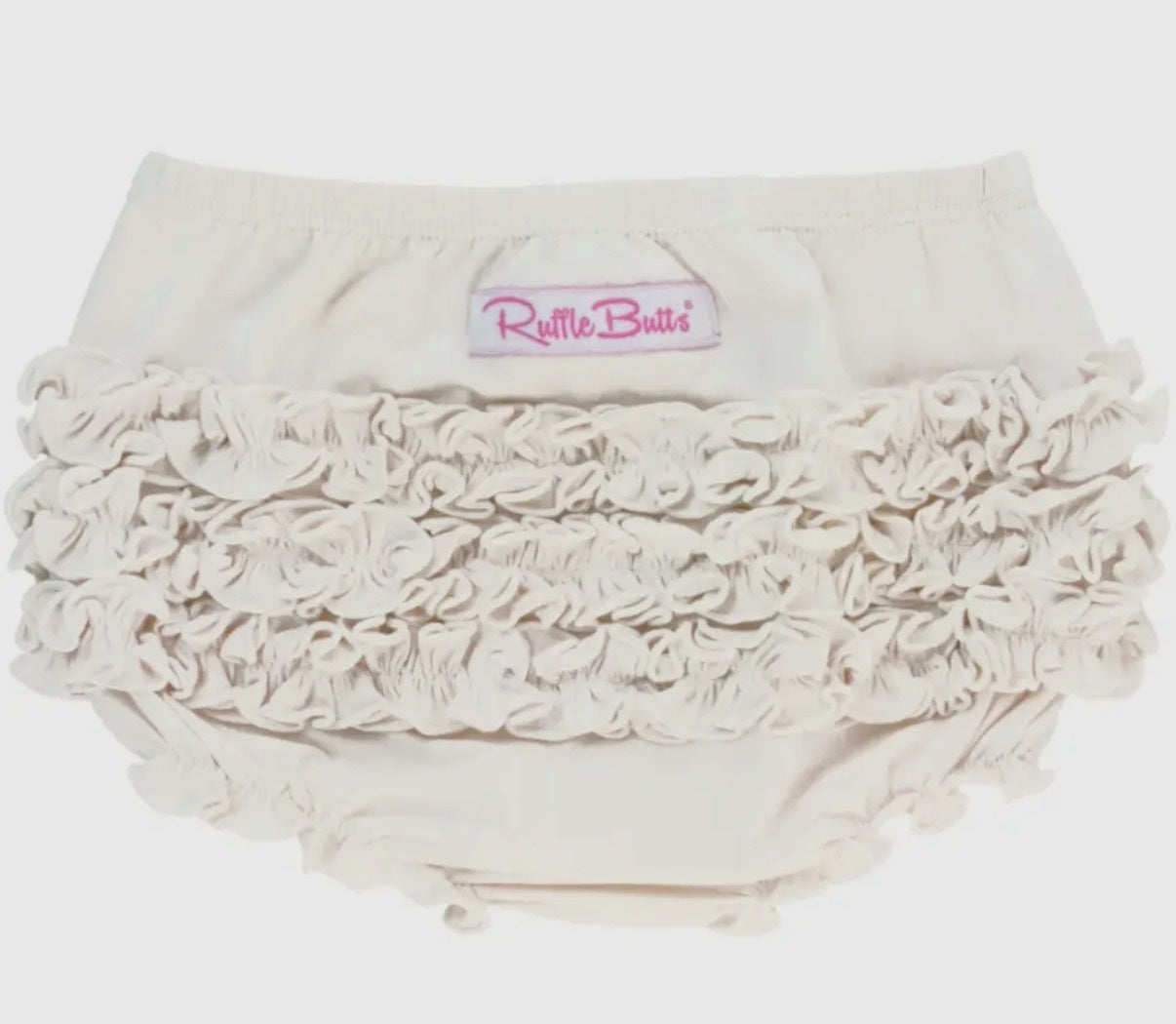 RuffleButt Ivory Knit Bloomer
