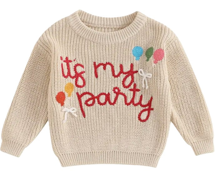 It's My Party Sweater