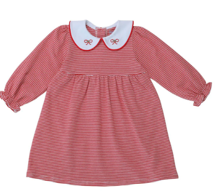 Itsy Bitsy Christmas Bow Dress