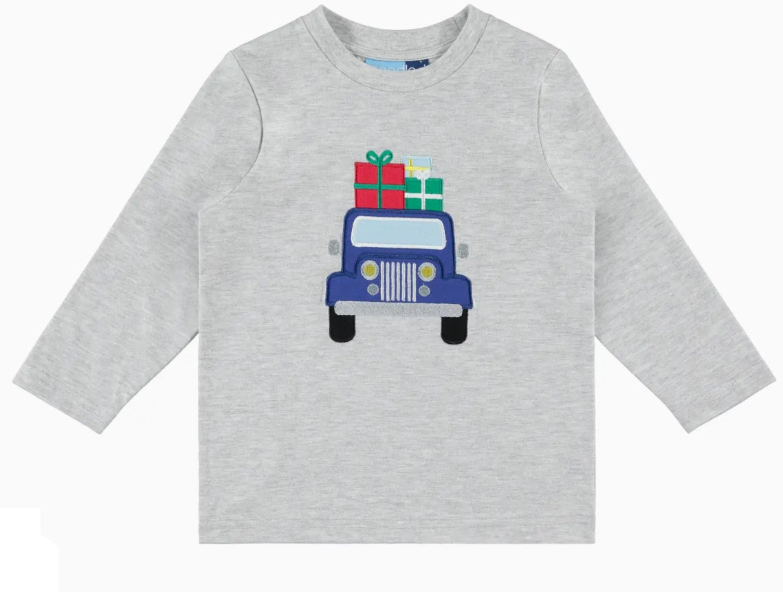 Jeep w/Presents Raglan T Shirt