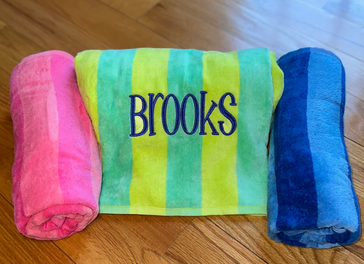 Monogram Beach Towel