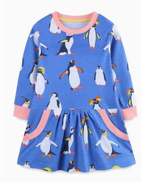 Penguin Dress w/ Side Pockets