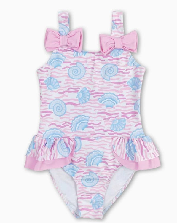 Pink and Blue Shell One Piece