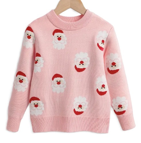 Pink Santa Sweater