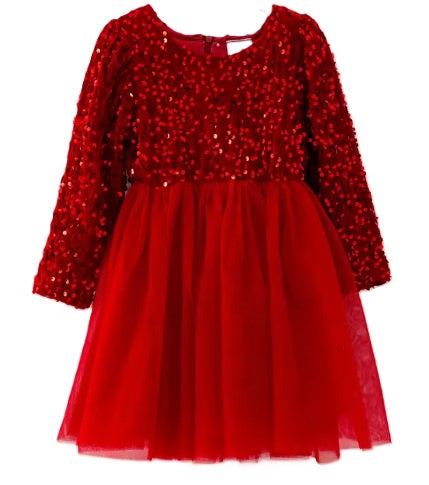 Christmas Sequin Tutu Dress