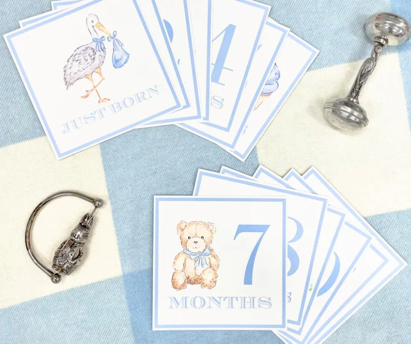 Sir Proper Month Markers-Buckhead Blue