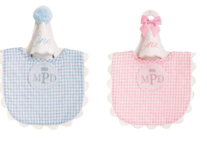 Gingham 1st Birthday Smash Cake Set