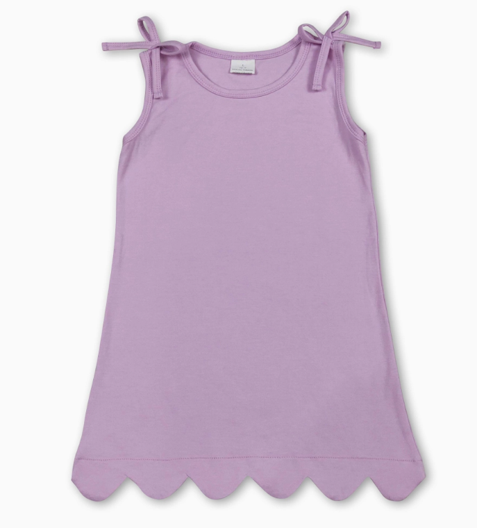 Scallop Girls Dress