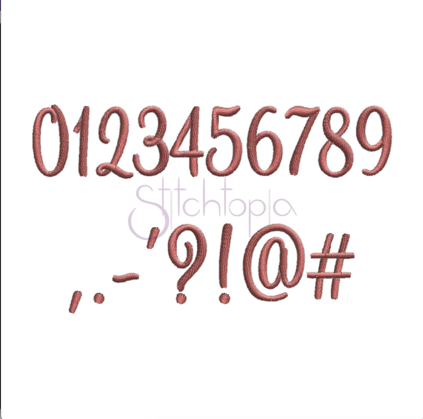 Charlotte Font Embroidery Monogram