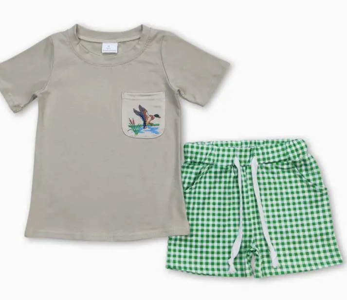 Mallard Pocket T Shirt Set