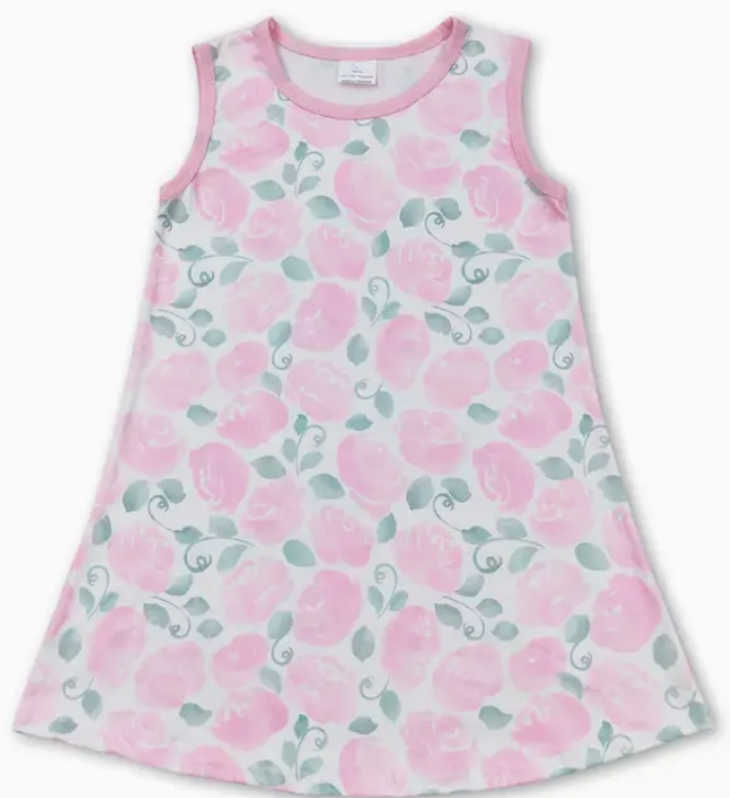 Sleeveless Peony Dress