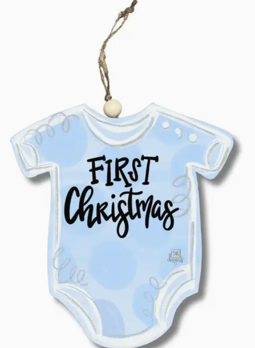 Baby Boy's First Christmas Ornament