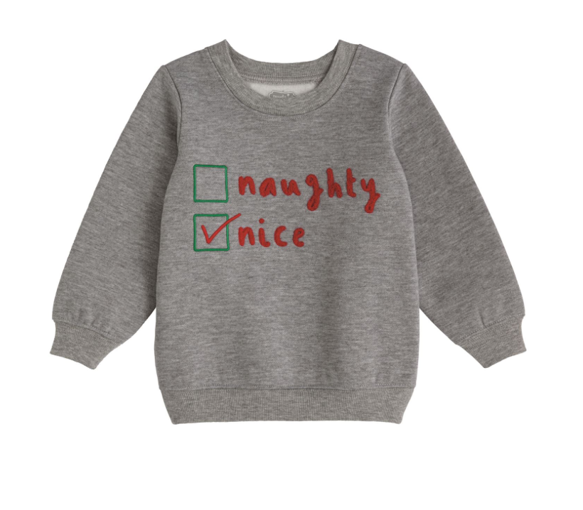 Boys Nice List Sweatshirt