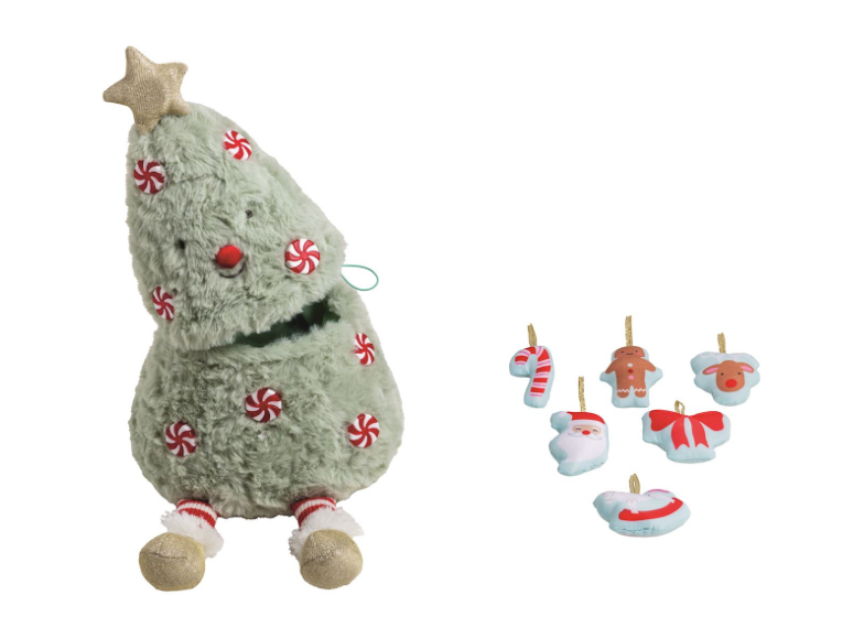 Plush Christmas Tree Set