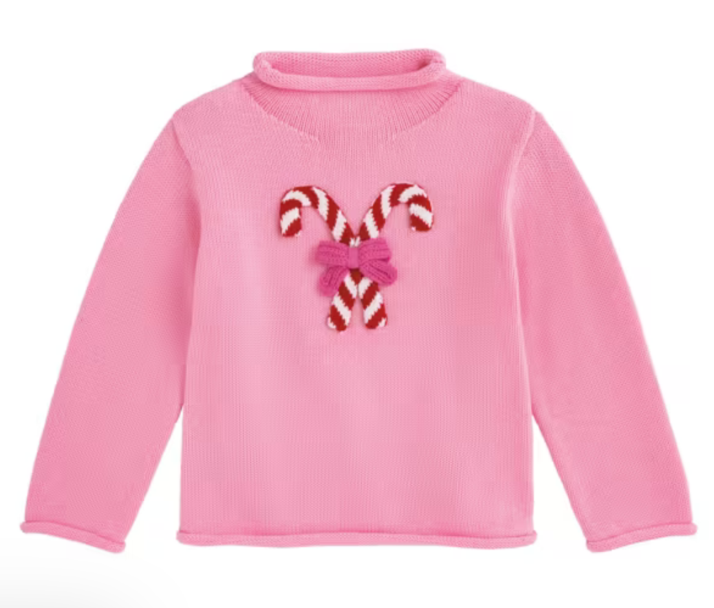 Candy Cane Rollneck Sweater