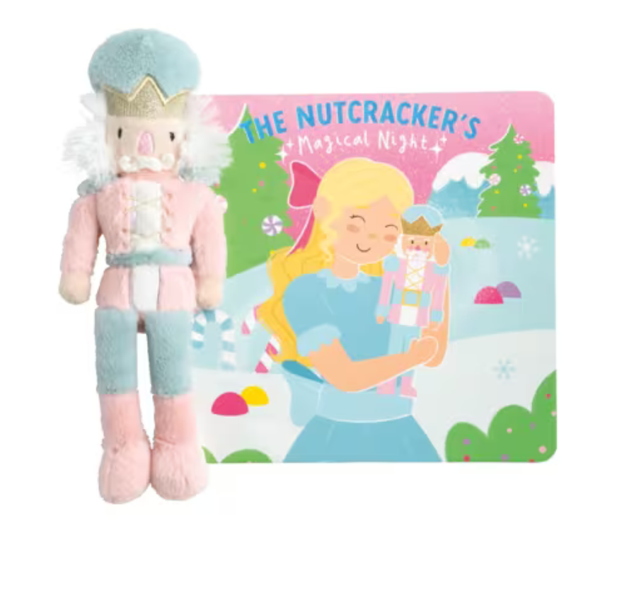 Christmas Nutcracker Plush with Book