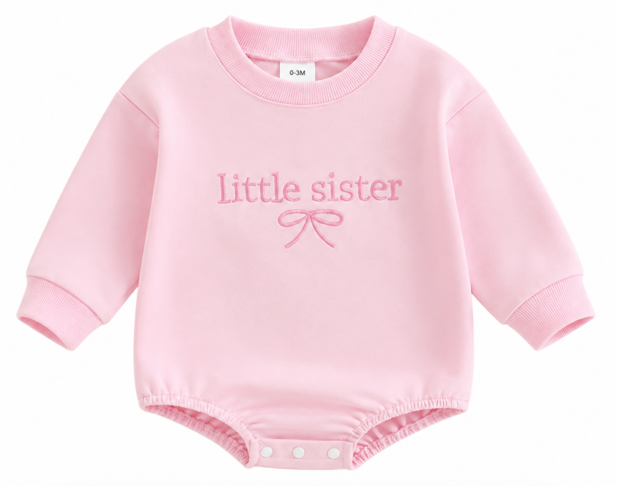 Little Sis Bow Romper