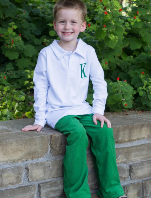 Green Classic Corduroy Pants