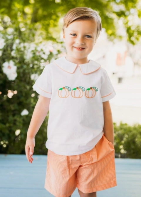 Embd Pumpkin Woven Set