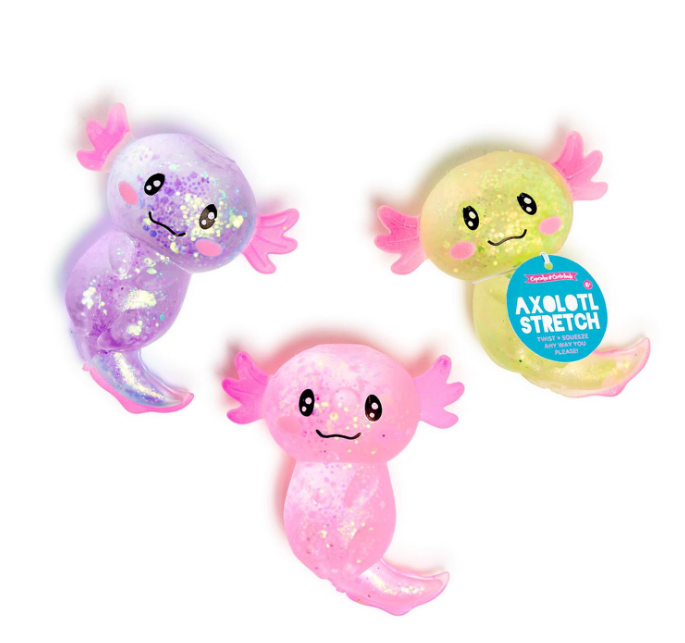 Axolotl Glitter Squishy