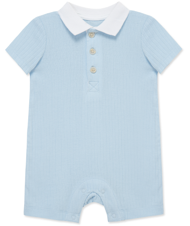 Little Me-Boys Polo Romper