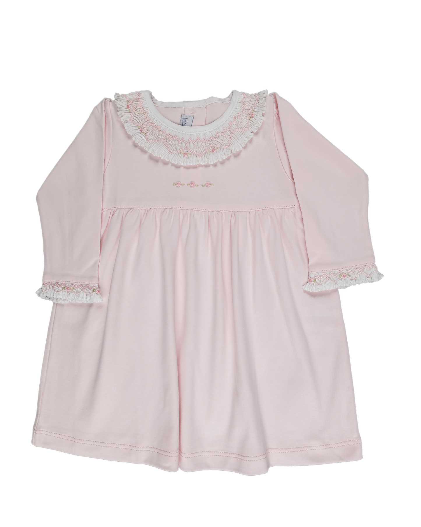 Baby Flower Girl Long Sleeve Pima Dress