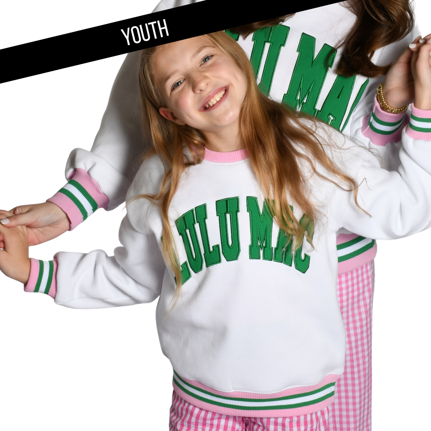 Lulu Mac- Social Society Green Sweatshirt