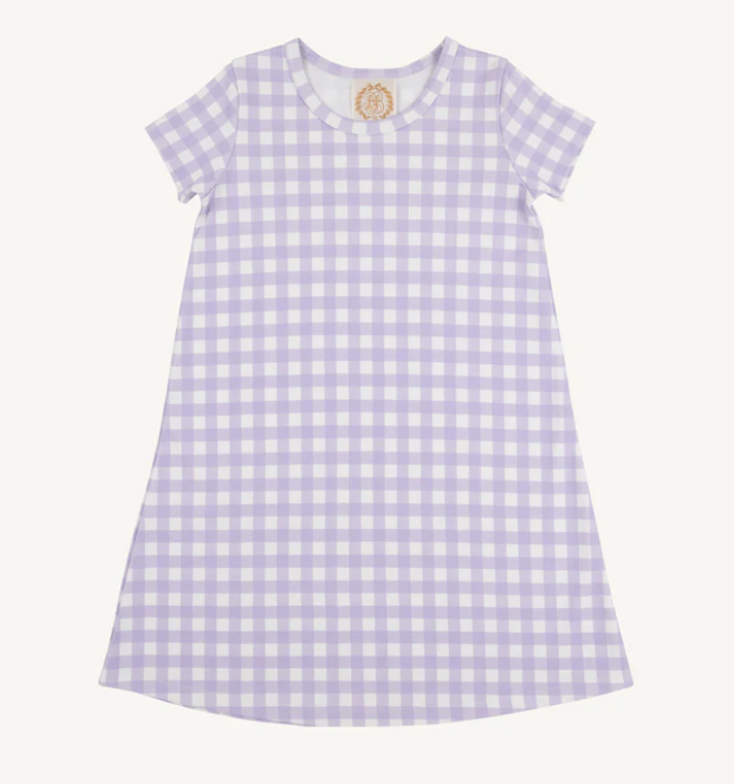 Polly Play Dress- Lauderdale Lavender Gingham