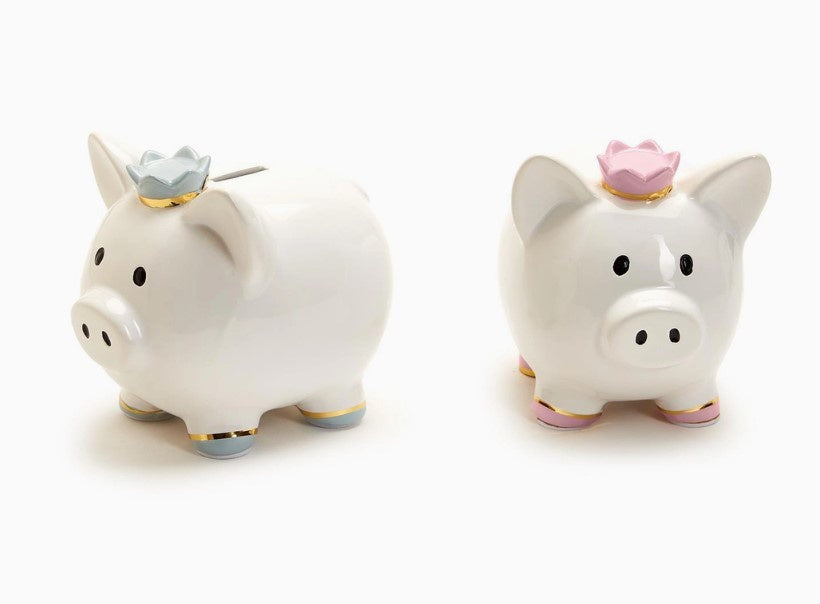 Piggy Bank with Crown