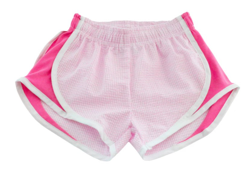 Seersucker Athletic Shorts