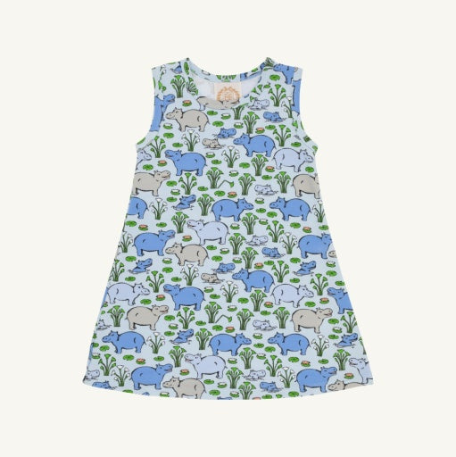 Sleeveless Polly Play Dress-Bal Harbour Hippo